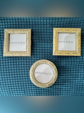 Trio 3 Anne Klein New York mini jeweled enamel frames